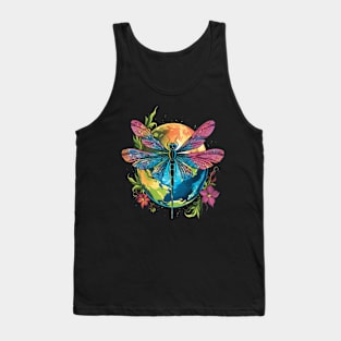 Dragonfly Earth Day Tank Top